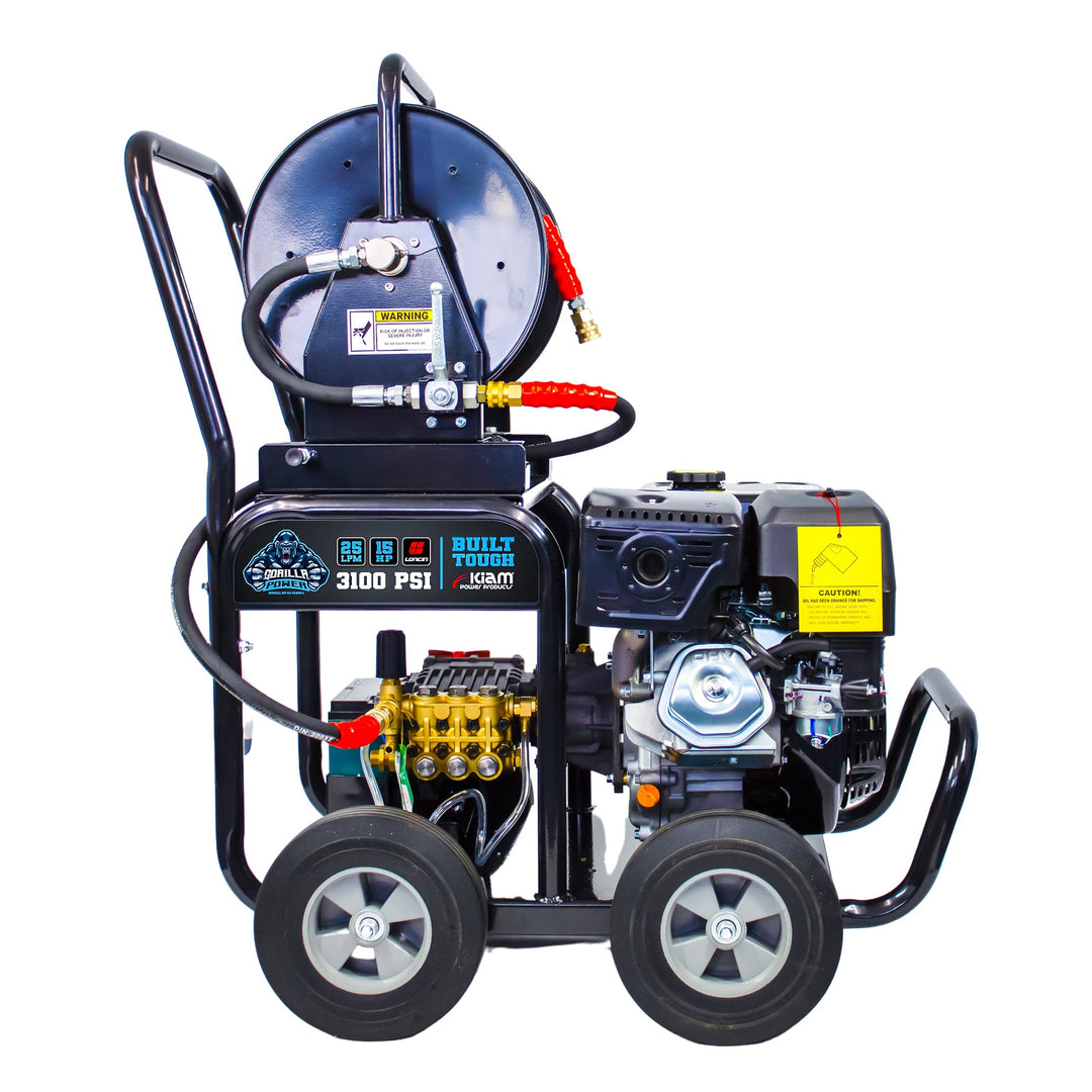 Kiam GORILLA POWER® 25LPM Drain Jetter 3100PSI 15HP Loncin
