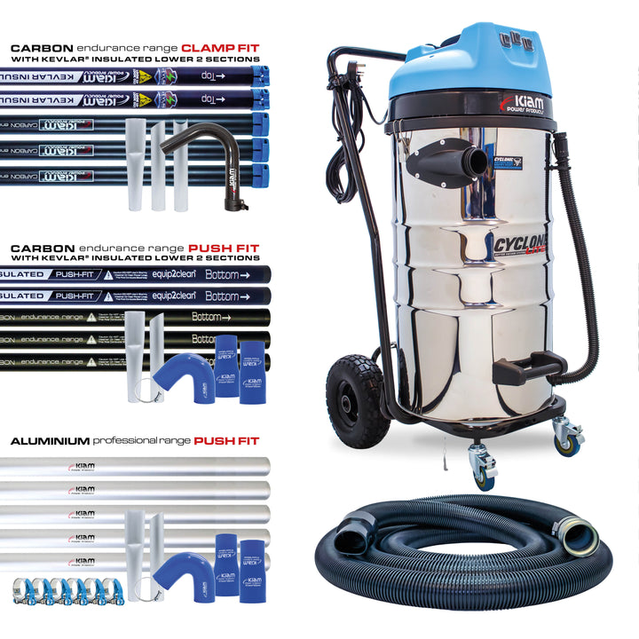 Cyclone Lite® KV100 Gutter Vacuum 3600W - Side Entry