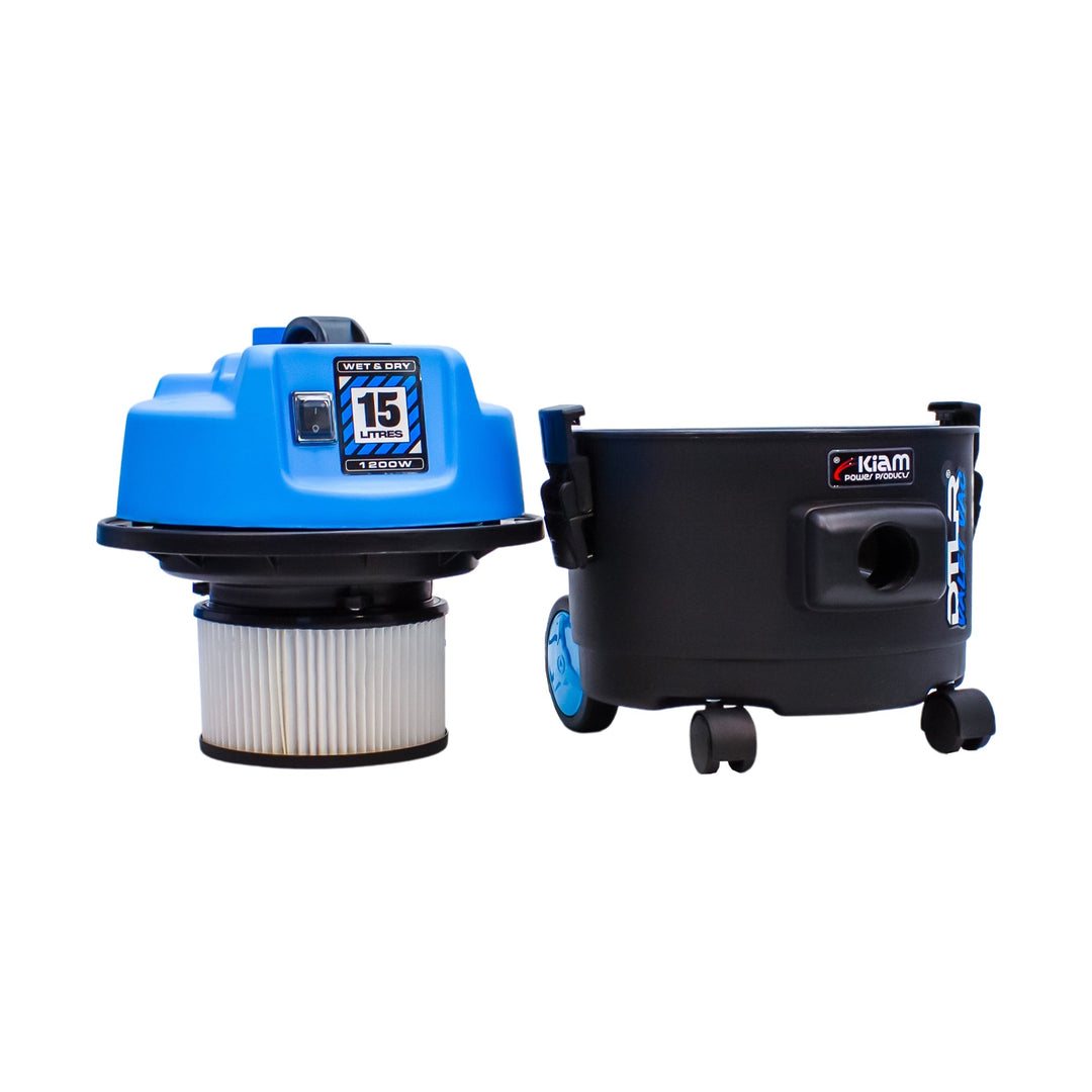 DTLR Valet Vac 240V 1200W Wet &amp; Dry Vacuum Cleaner 15L