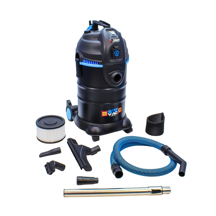 SiteVac® KV30PT – 30 Litre Wet &amp; Dry Vacuum Cleaner with Power Take-Off – 1400W