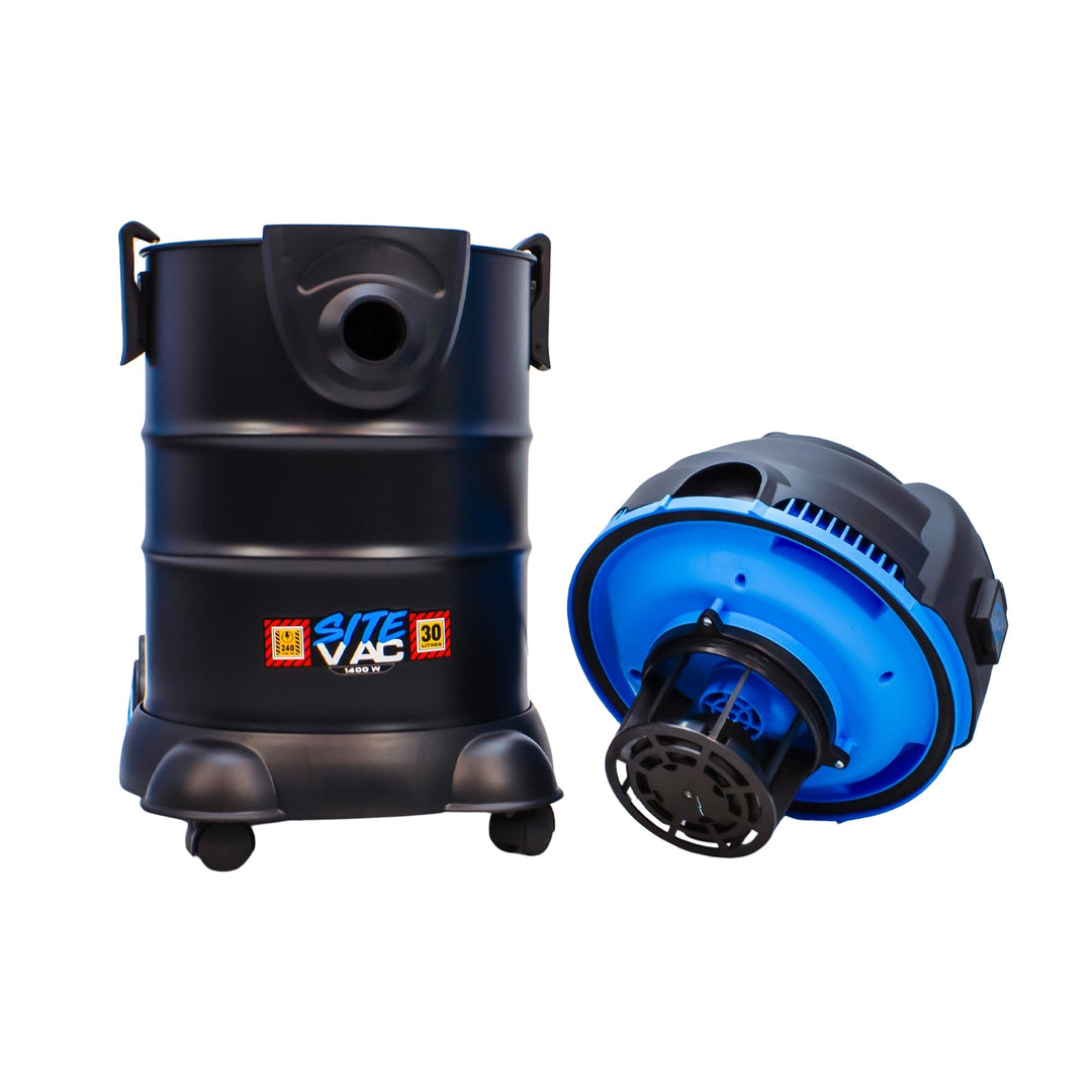 SiteVac® KV30PT – 30 Litre Wet &amp; Dry Vacuum Cleaner with Power Take-Off – 1400W