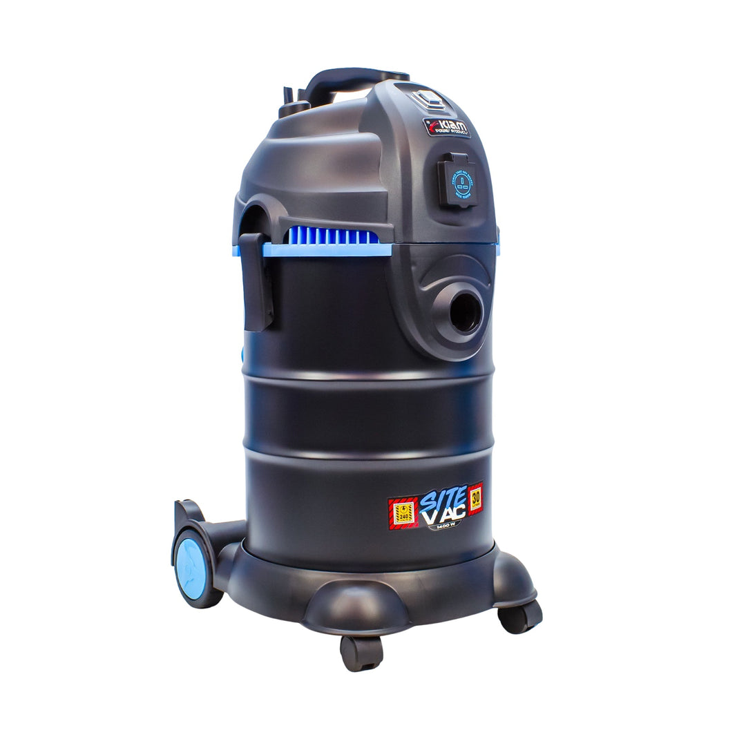 SiteVac® KV30PT – 30 Litre Wet &amp; Dry Vacuum Cleaner with Power Take-Off – 1400W