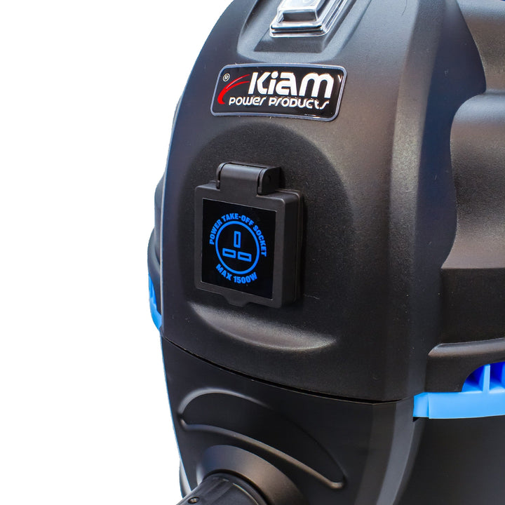SiteVac® KV30PT – 30 Litre Wet &amp; Dry Vacuum Cleaner with Power Take-Off – 1400W