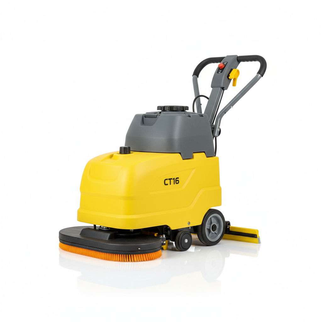 Commercial Compact Scrubber Dryer CT16