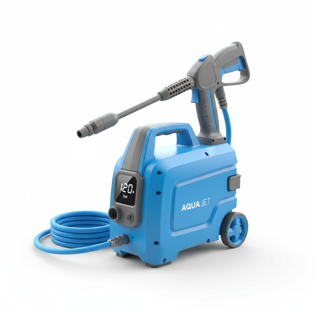 Compact Mobile Pressure Washer 120 Bar