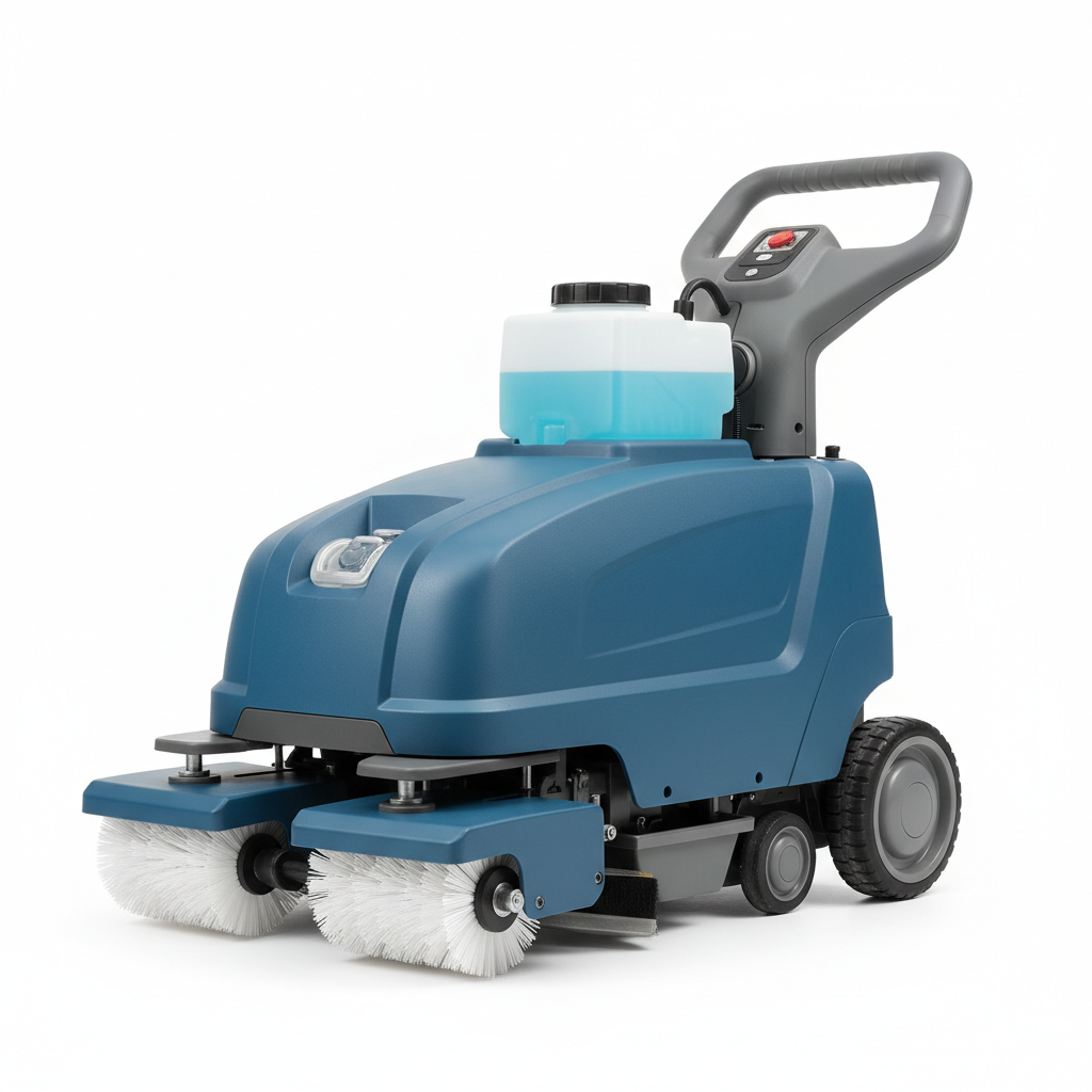 Dual-Brush Walk-Behind Carpet Encapsulation Machine