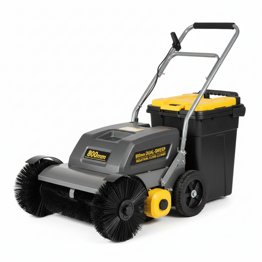 Dual-Side Brush Manual Sweeper 800mm