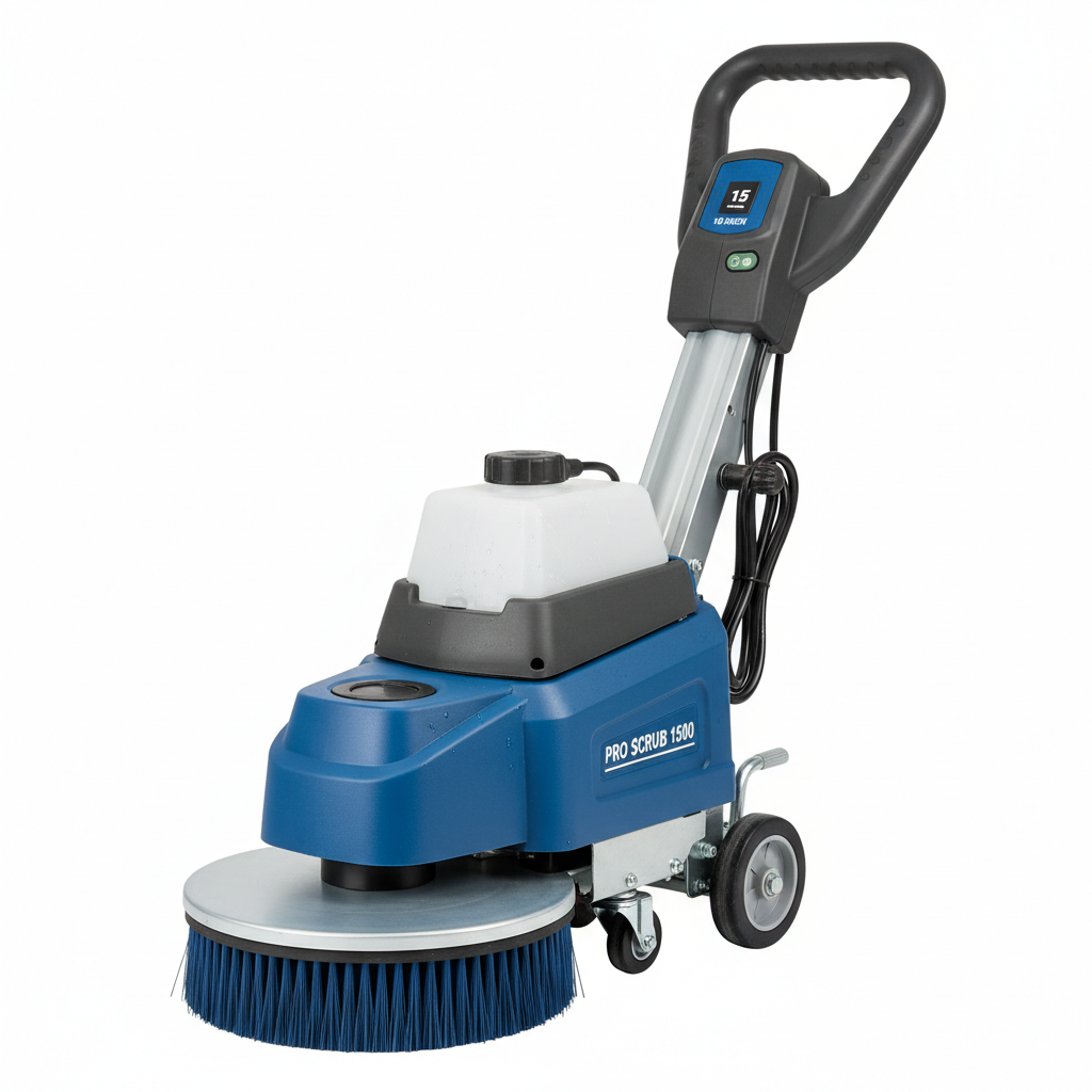 Low-Moisture Carpet Agitation Machine 15 Inch