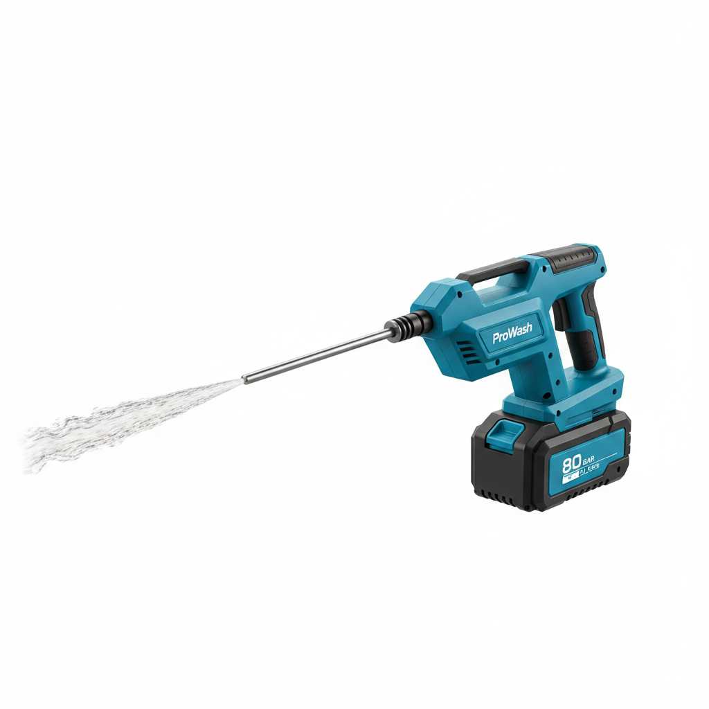 ProWash Cordless Battery Pressure Washer 80 Bar