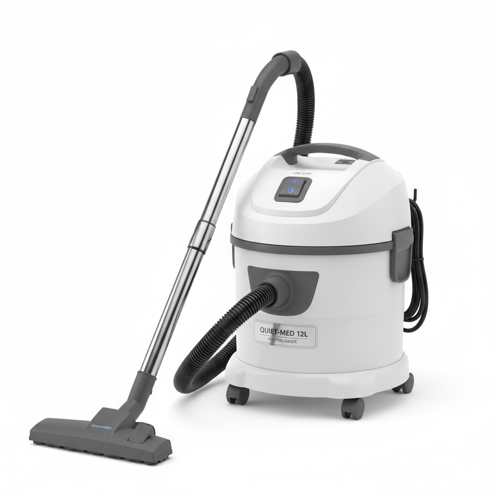 Quiet Hospital-Grade Dry Tub Vacuum 12L