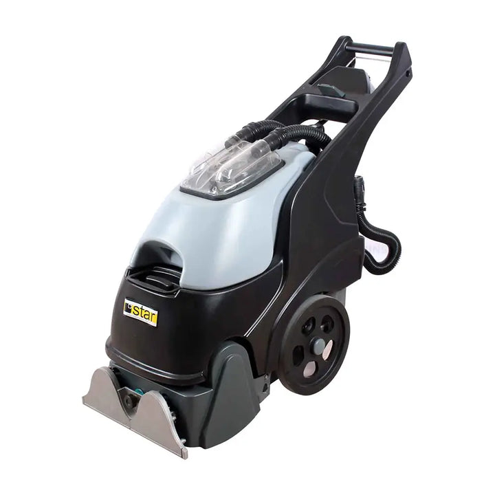 Front left side view of grey carpet cleaner machine by brand Star, model Combi Compact.