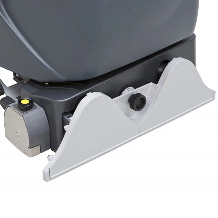 Close up of sweeper to grey carpet cleaner machine by brand Star, model Combi Compact.