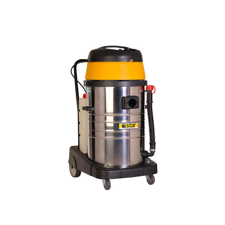 Front view of silver carpet cleaner by brand Star, model S60