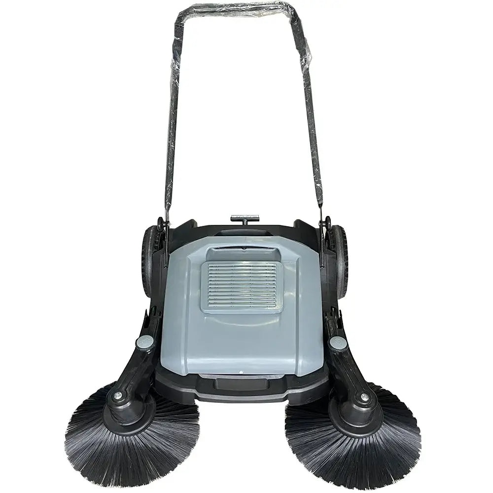 Top view of grey and black floor sweeper by brand Star, model 92-40.