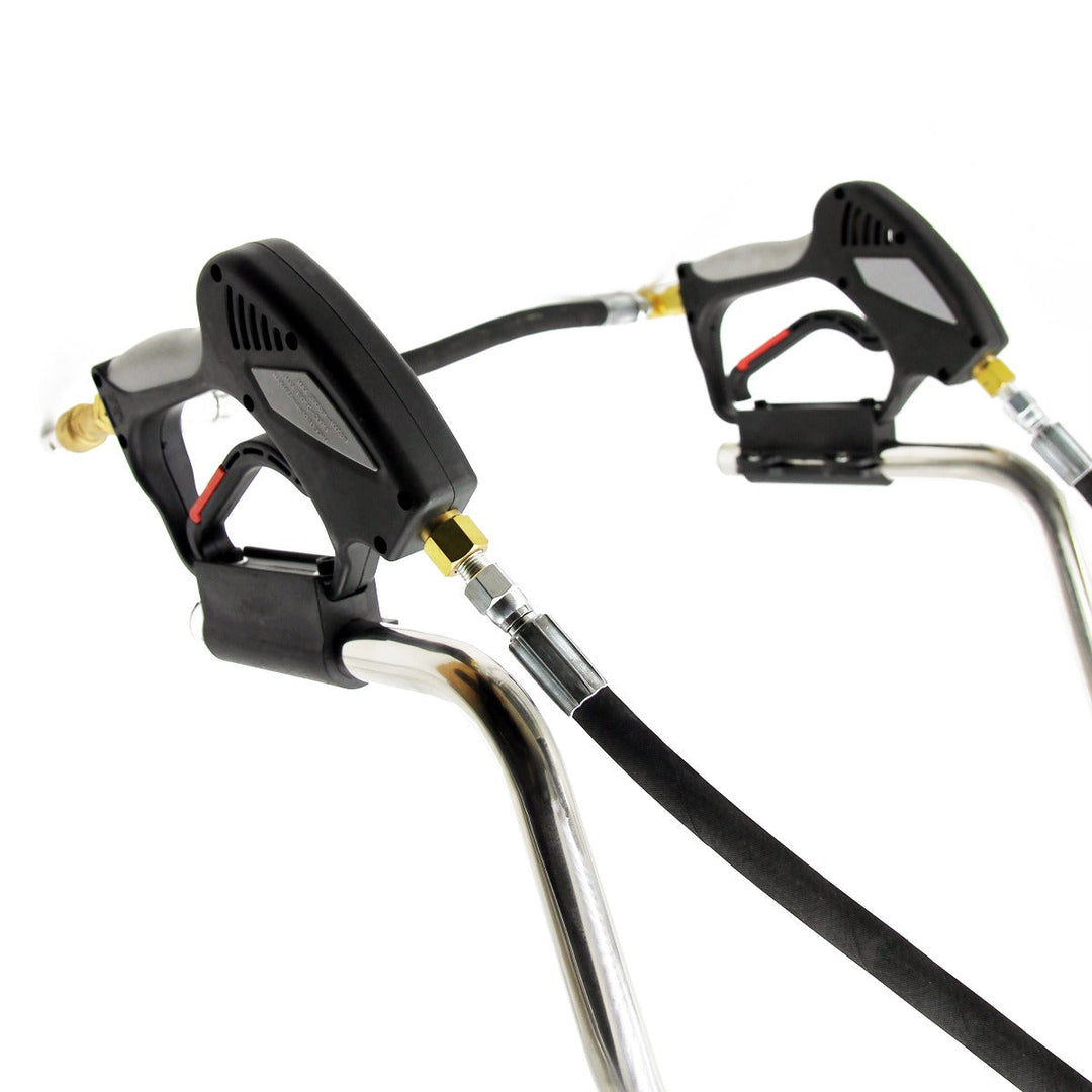 Kiam SurfacePro 21 Dual Trigger Steel Rotary Floor Cleaning Tool &amp; Wash Broom 21"
