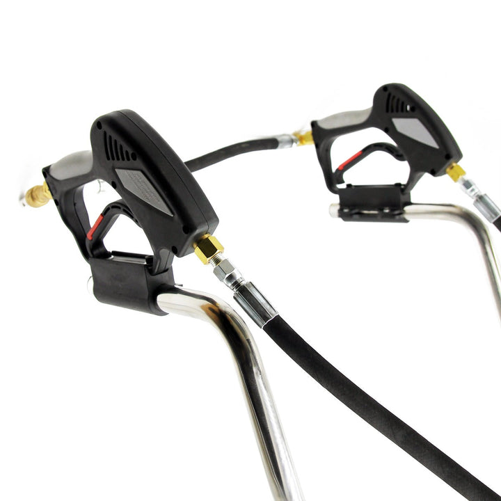 Kiam SurfacePro 21 Dual Trigger Steel Rotary Floor Cleaning Tool &amp; Wash Broom 21"